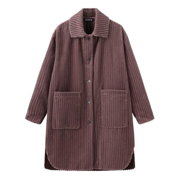 Onion Pink Relaxed Coat - immagine 2