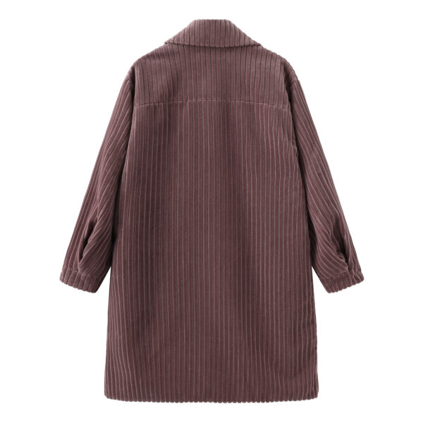 Onion Pink Relaxed Coat - immagine 3