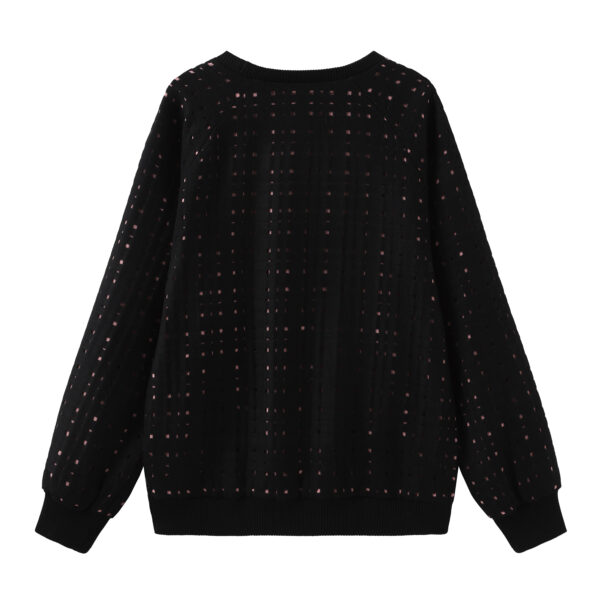 Black Over-sized Sweater - immagine 2
