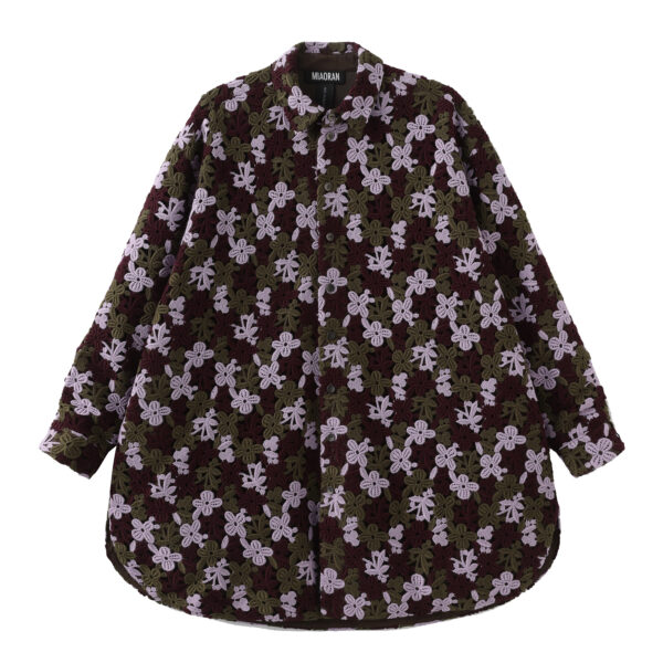 Green and Lilac Over Shirt - immagine 2