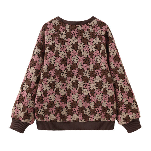 Brown and Pink Over-Sized Sweater - immagine 2