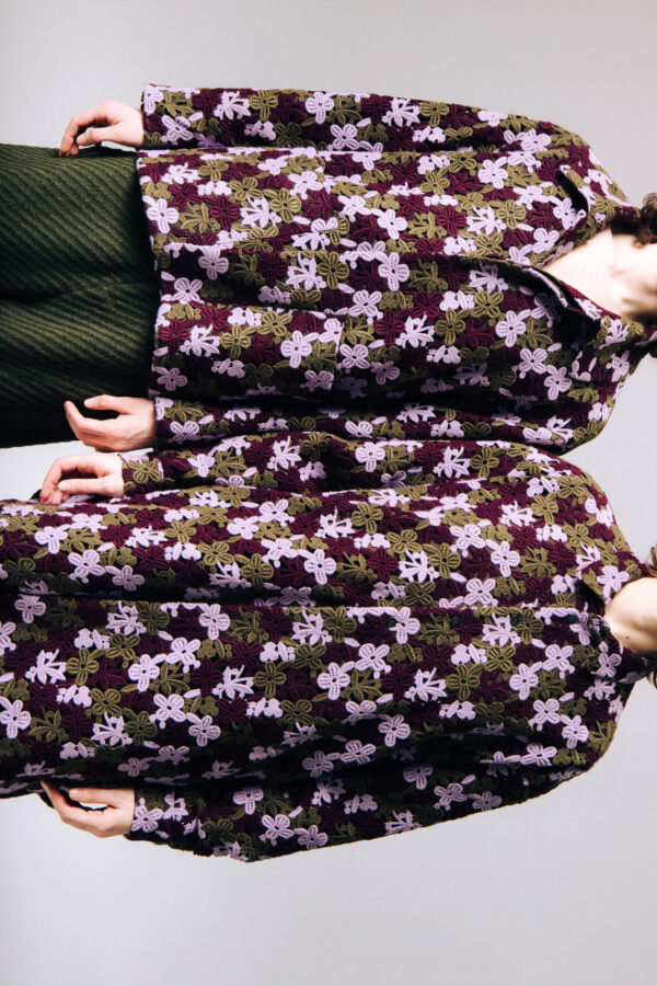 Green and Lilac Over Jacket - immagine 4