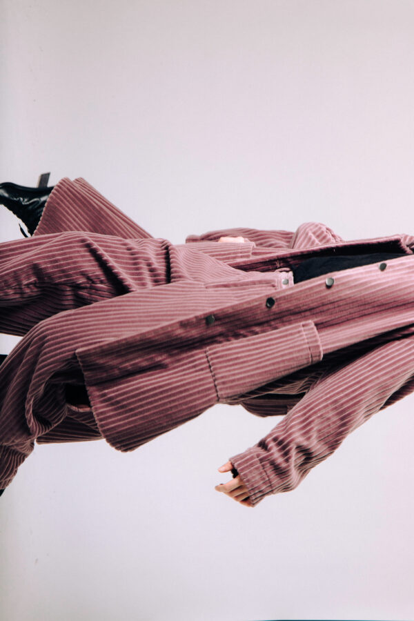 Onion Pink Relaxed Coat - immagine 5