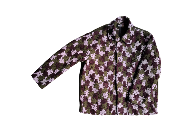 Green and Lilac Over Jacket - immagine 3