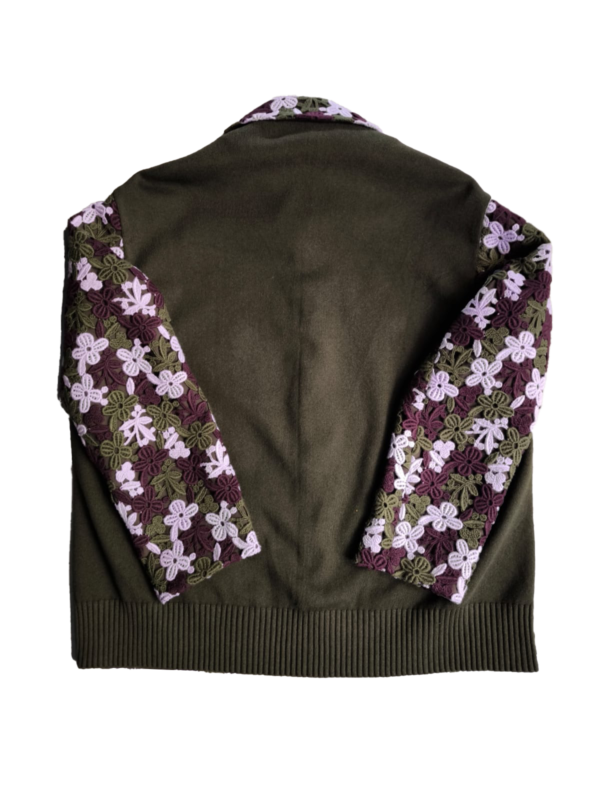 Green and Lilac Over Jacket - immagine 5