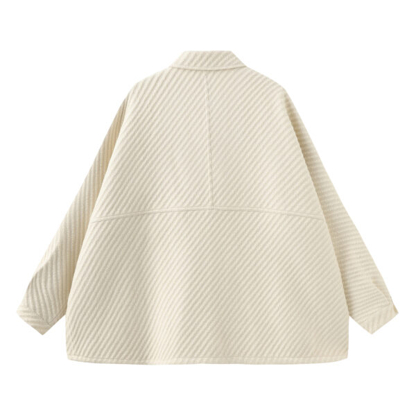 Wool White Over-Shirt - immagine 2
