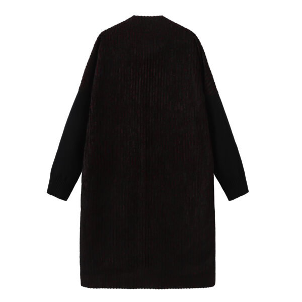 Burgundy and Black Chinese Coat - immagine 4