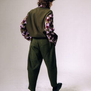 Grass Green Relaxed Trousers